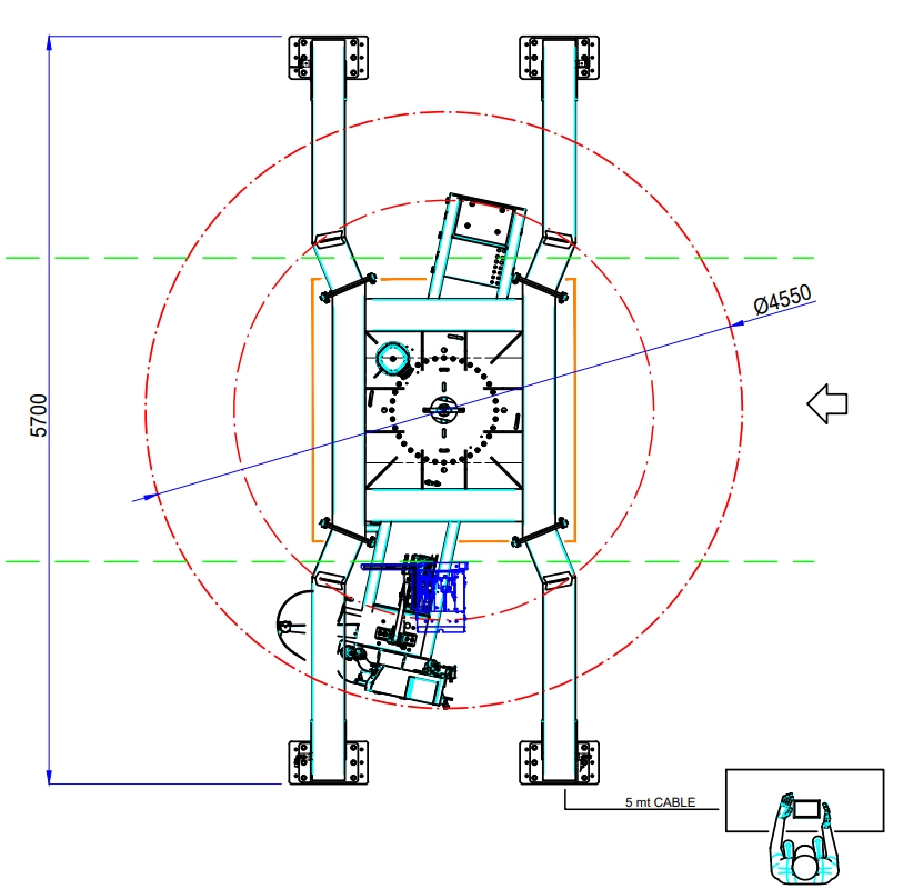 Automatyczna owijarka ramieniowa Evopac Pitagora
